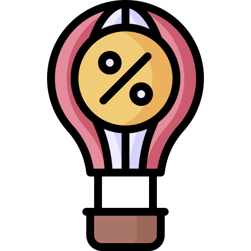 Hot air balloon flight transportation fly icon Hot air balloon flight transportation fly icon