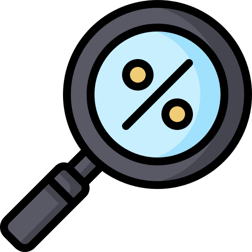 Magnifying glass magnifying glass sale discount icon Magnifying glass magnifying glass sale discount icon