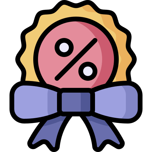 Ribbon sale award sticker icon Ribbon sale award sticker icon