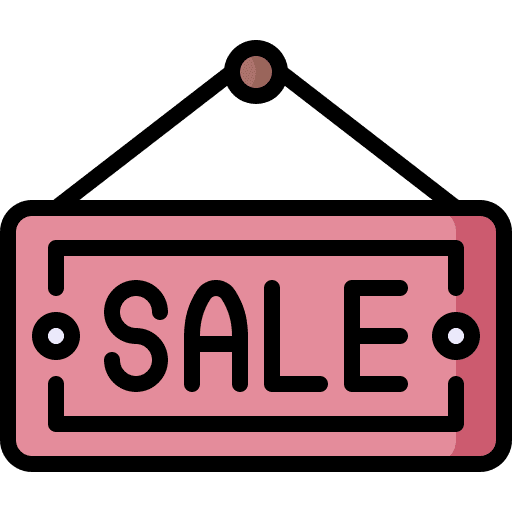 Sale shop promotion store icon Sale shop promotion store icon