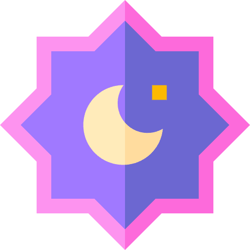 Rub el hizb religion star moon icon
