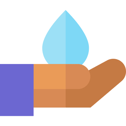 Handwash hygiene drop wash icon