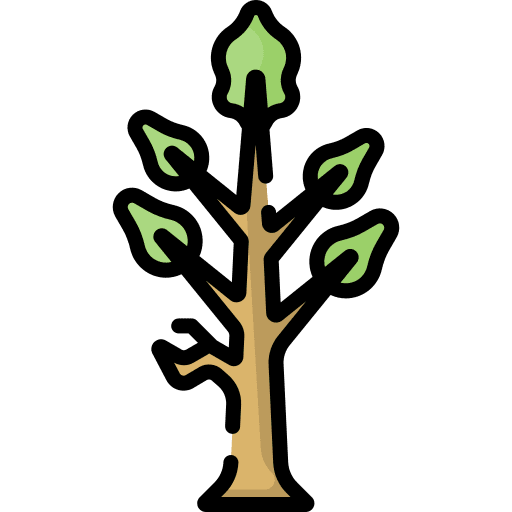 Tree garden ecology yard icon