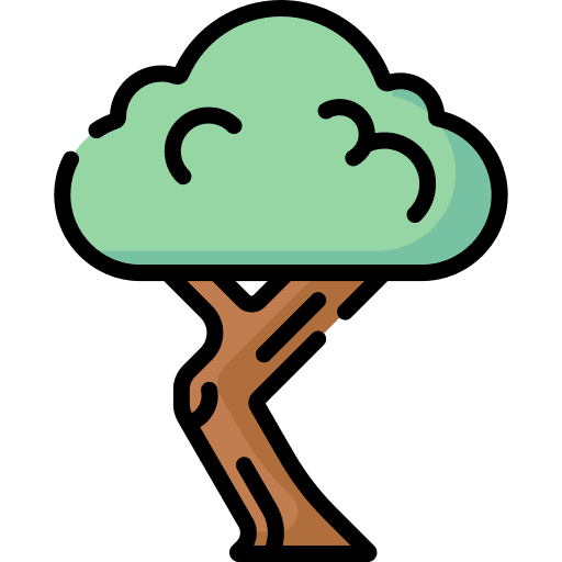 Tree garden nature yard icon