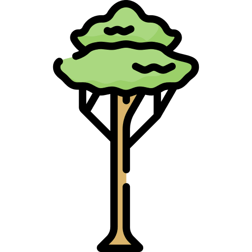 Tree nature ecology botanical icon