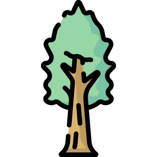 Tree yard garden ecology icon