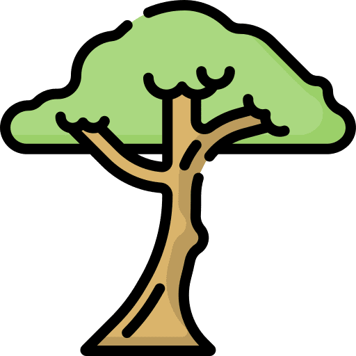 Tree yard nature garden icon