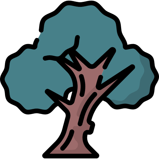 Tree yard ecology garden icon Tree yard ecology garden icon