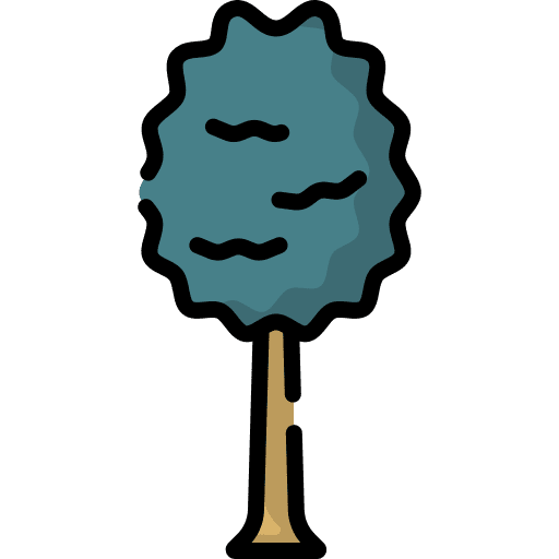 Tree botanical yard tree icon Tree botanical yard tree icon