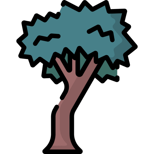 Tree botanical yard tree icon Tree botanical yard tree icon