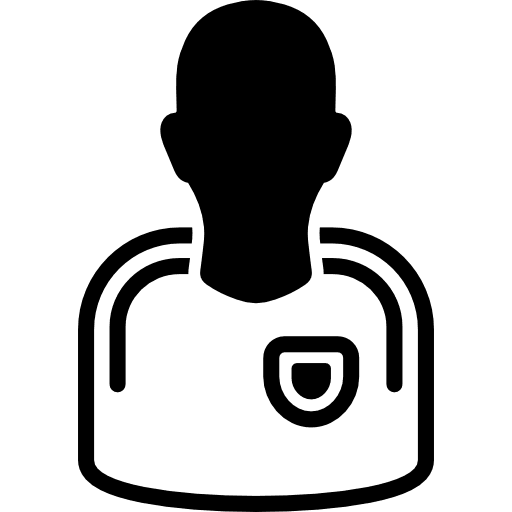 Soccer player with white t shirt people players play football icon