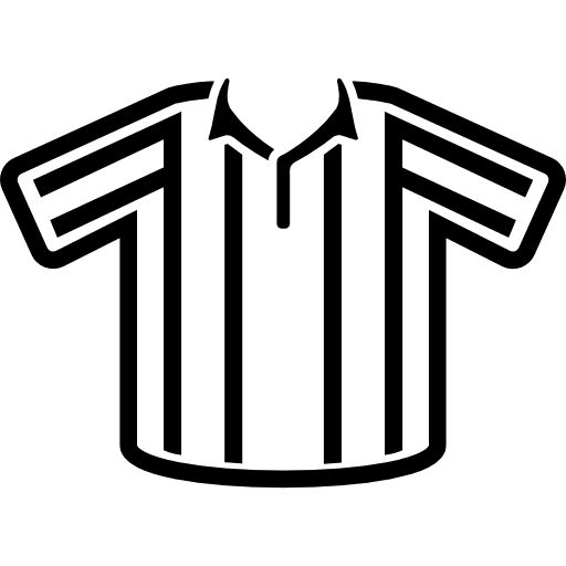 Sportive t shirt clothes play football cloth icon