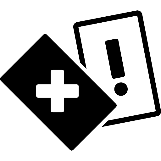 Yellow and red soccer cards cards play football cross icon