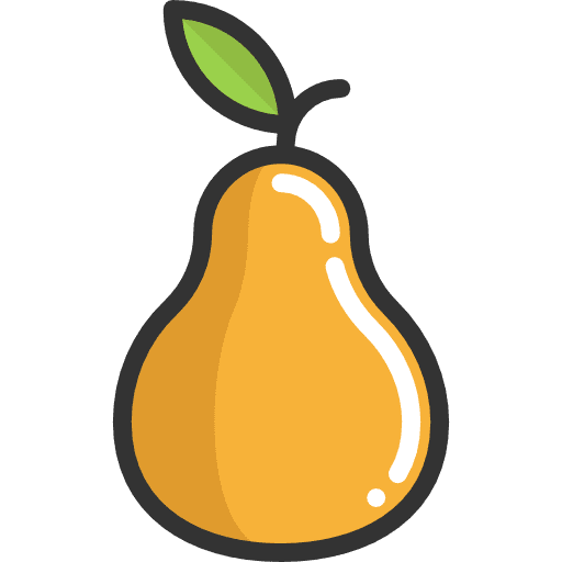 Pear diet food pear icon