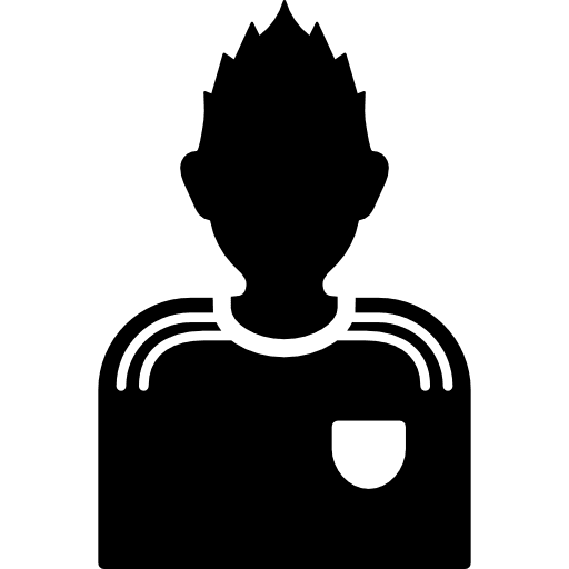 Sports man soccer male player icon