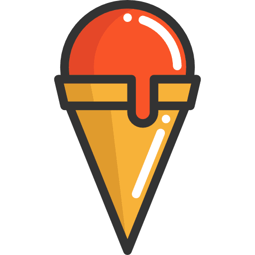 Ice cream food and restaurant food summer icon