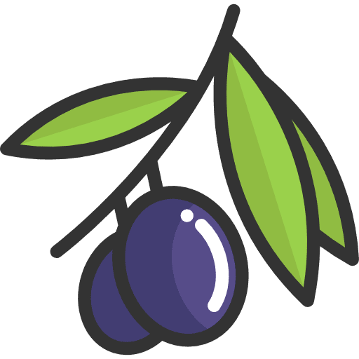 Olives food and restaurant oil organic icon