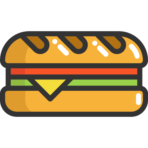 Sandwich snack lunch food icon