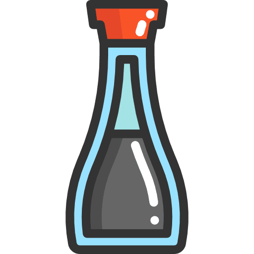 Soya soya condiment sausage icon