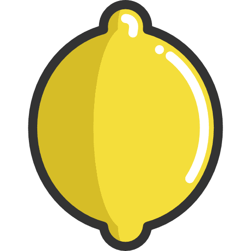 Lemon diet healthy food lemon icon