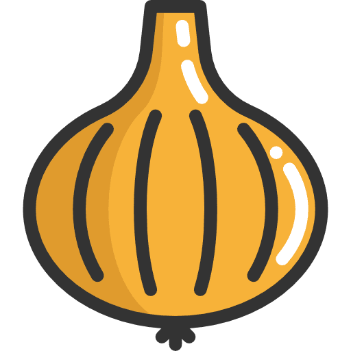 Onion food and restaurant diet organic icon