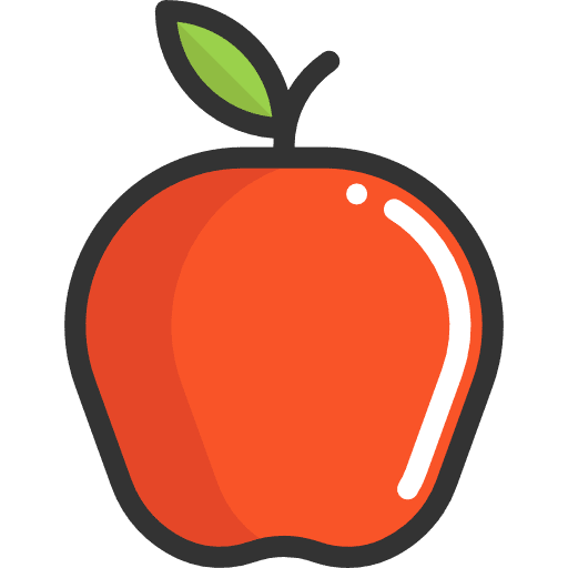Apple apple organic healthy food icon