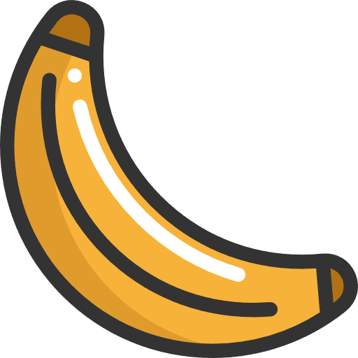 Banana banana diet food icon