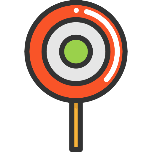 Lollipop sweet sugar dessert icon