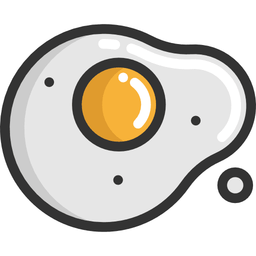 Fried egg food food and restaurant protein icon