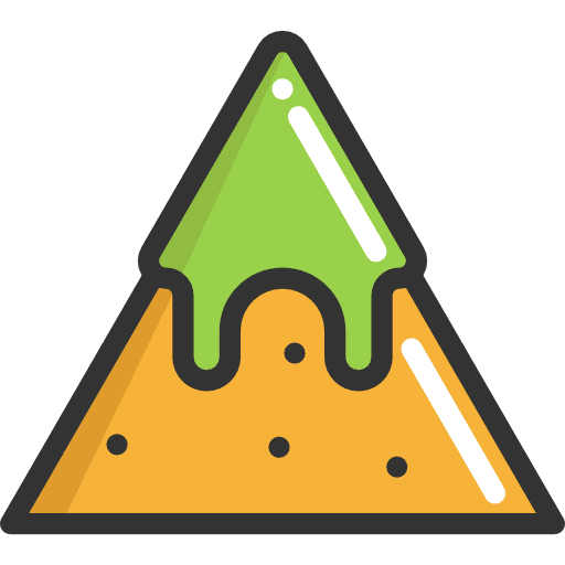 Nachos snack mexican junk food icon