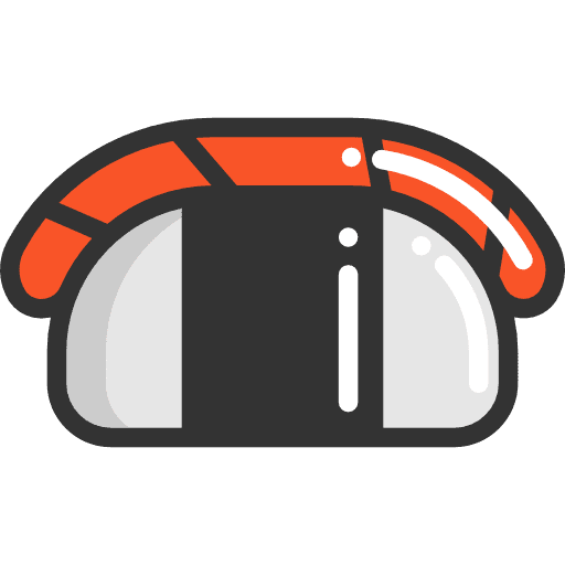 Sushi maki sushi japanese food icon