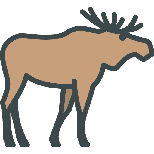 Moose zoo animals animal kingdom icon
