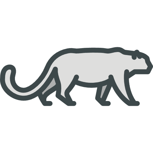 Snow leopard animal kingdom wild life animals icon Snow leopard animal kingdom wild life animals icon