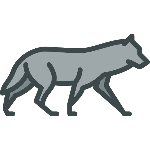 Wolf animals animal kingdom wolf icon Wolf animals animal kingdom wolf icon