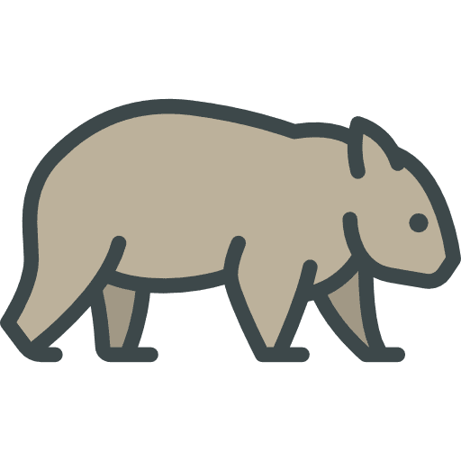 Wombat animals wild life wombat icon Wombat animals wild life wombat icon