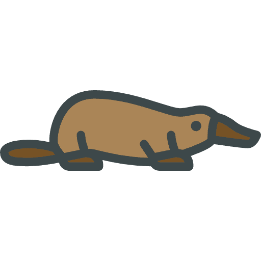Platypus platypus zoo animals icon Platypus platypus zoo animals icon