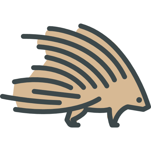 Porcupine zoo porcupine animals icon Porcupine zoo porcupine animals icon