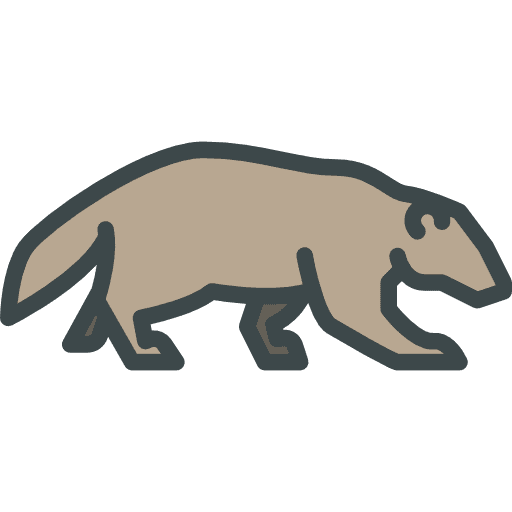 Wolverine wolverine animals zoo icon Wolverine wolverine animals zoo icon
