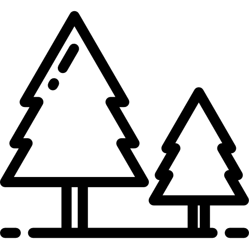 Forest landscape trees forest icon