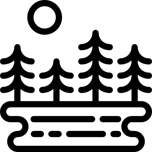 Forest nature tree forest icon