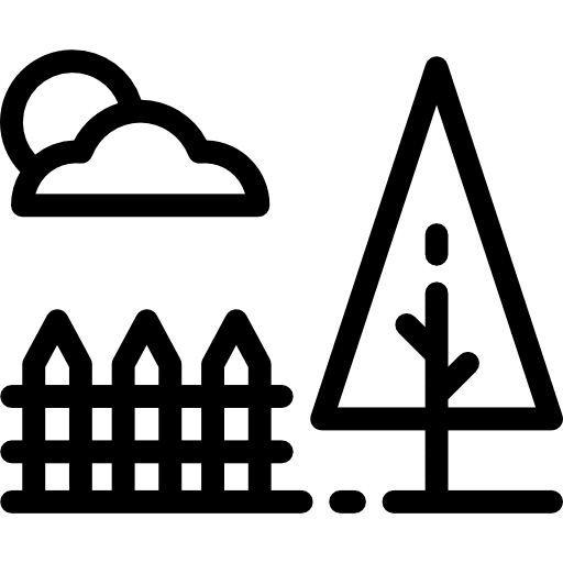 Park tree bench park icon