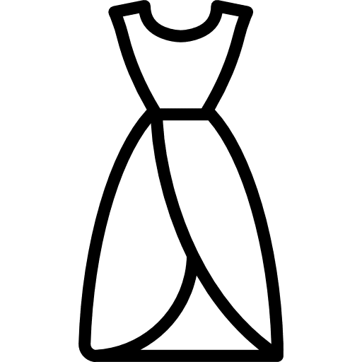 Dress dress stylish female icon