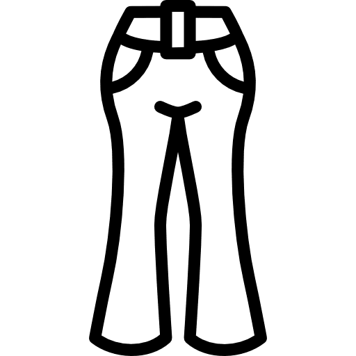 Pants garment clothes trousers icon