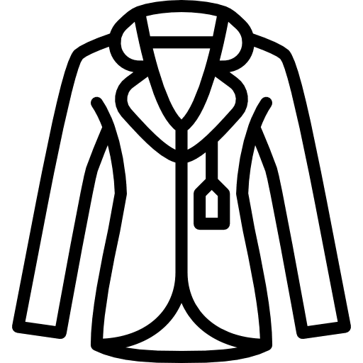 Coat clothes fashion overcoat icon