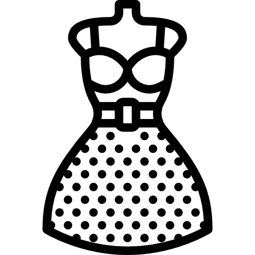 Dress dress female dresses icon