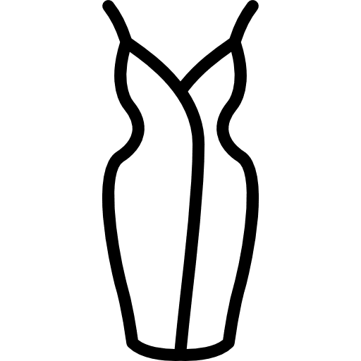 Dress female feminine woman icon