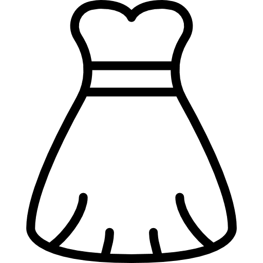 Dress dress feminine woman icon