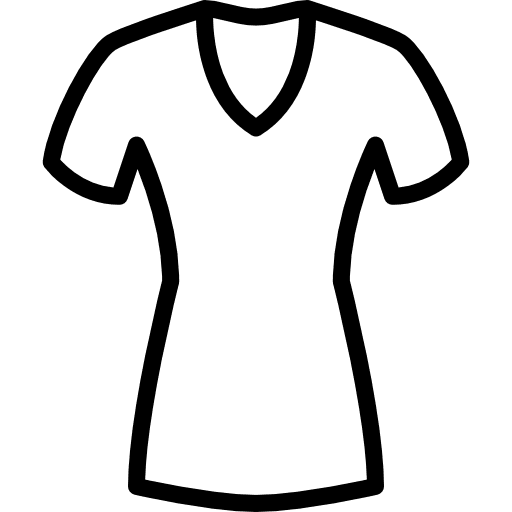 Shirt female fashion t shirt icon