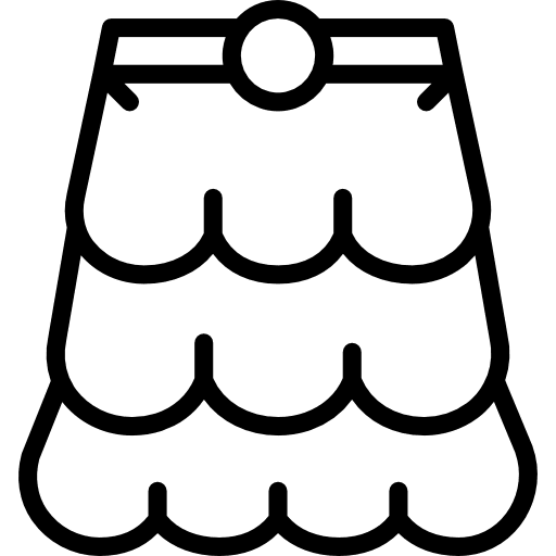 Skirt clothing clothes femenine icon