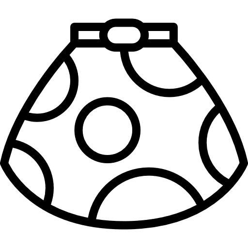 Skirt femenine garment clothing icon